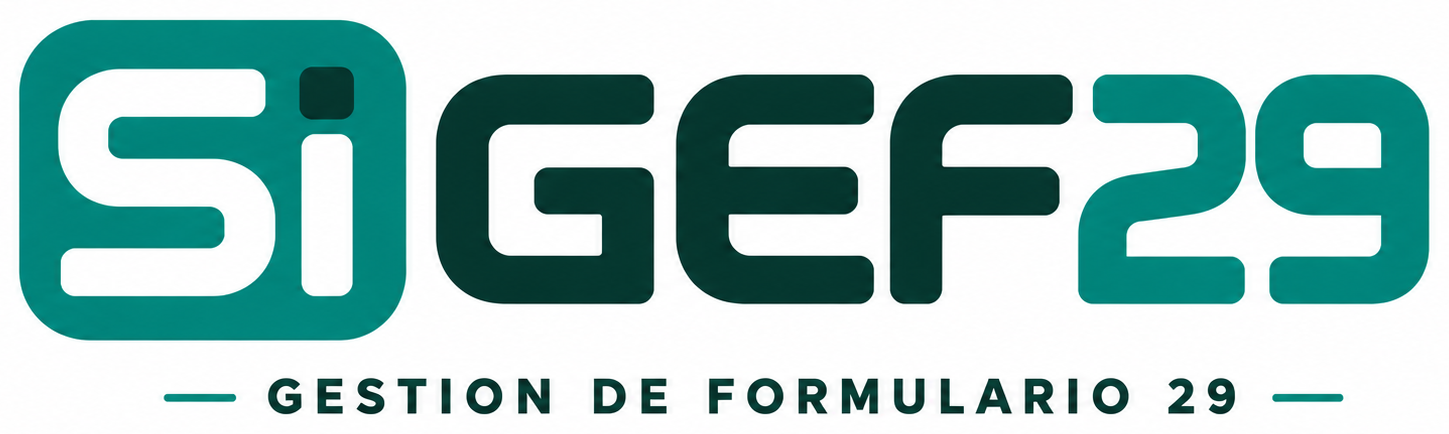SiGEF29 — Sistema Inteligente de Gestión del Formulario 29